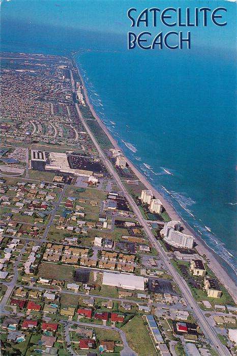 Satellite Beach Florida USA Fliegeraufnahme