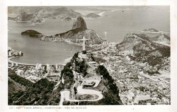 Rio de Janeiro Vista aerea Corcovado Pao de Acucar