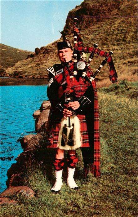 Schottland Sergeant Piper of the Kings Own Scottish Borderes
