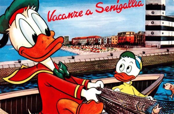 Senigallia IT Donald Duck Karikatur
