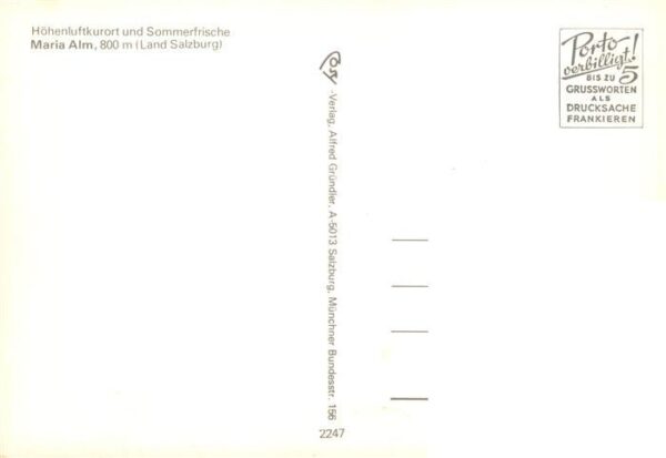 Maria Alm Steinernen Meer AT Ortspartie mit Kirche – Bild 2