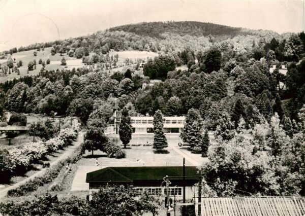 Wisla Beskidy Oberschlesien PL Widok ogolny baseny kapielowego