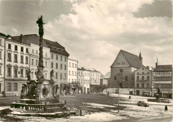Olomouc Olmuetz CZ Namesti Rude armady puvodni Dolni Trziste zalozene