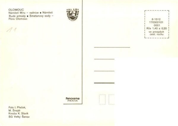 Olomouc Olmuetz CZ Namesti Miru radnice Namesti Rude armady Smetanovy sady Flora – Bild 2