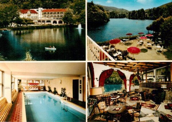 Bad Lauterberg Kneipp Kurhotel Wiesenbeker Teich Terrasse Hallenbad Gastraum