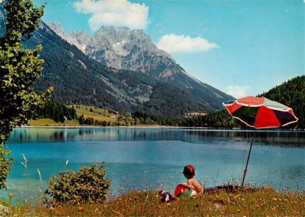 Hintersteinersee Scheffau Tirol AT am Wilden Kaiser mit Trettauer