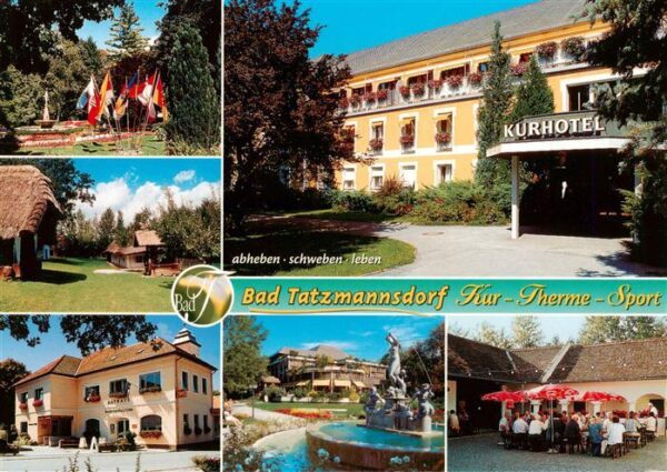 Bad Tatzmannsdorf Burgenland AT Kurpark Freilichtmuseum Rathaus Kurmittelhaus He