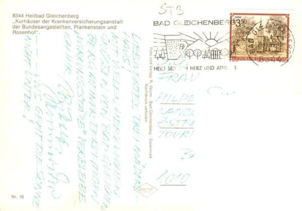 Gleichenberg Bad Kurhaeuser der Krankenversicherungsanstalt der BAG Plankenstein – Bild 2