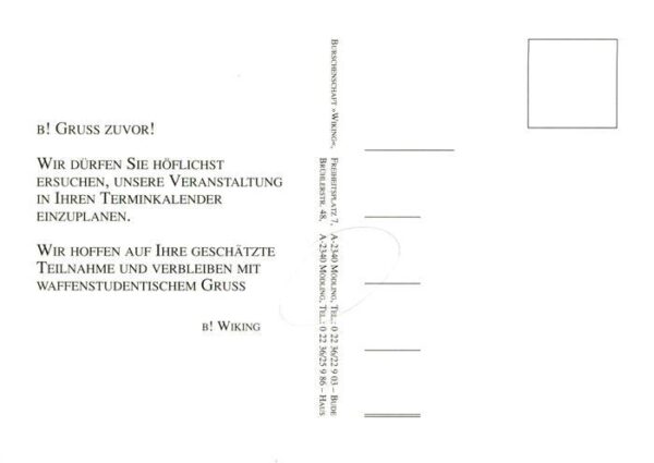 Moedling Niederoesterreich AT Burschenschaft Wiking Wappen – Bild 2