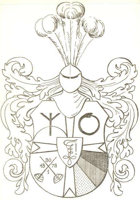 Klagenfurt Woerthersee AT Wappen der Burschenschaft Tauriska