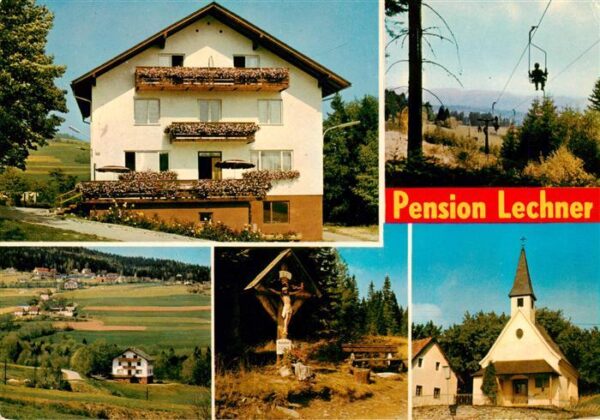 Schaueregg Pinggau Pension Lechner Panorama Wegekreuz Kapelle Lift