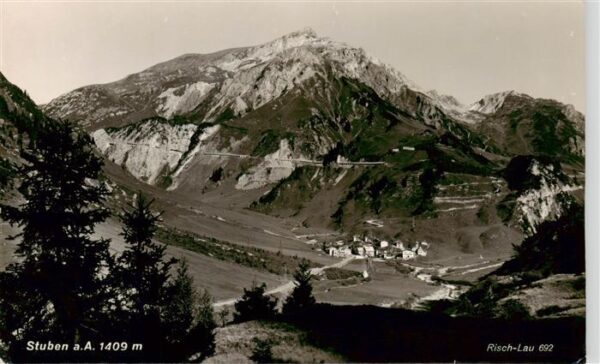 Stuben  Vorarlberg Tirol AT Fliegeraufnahme