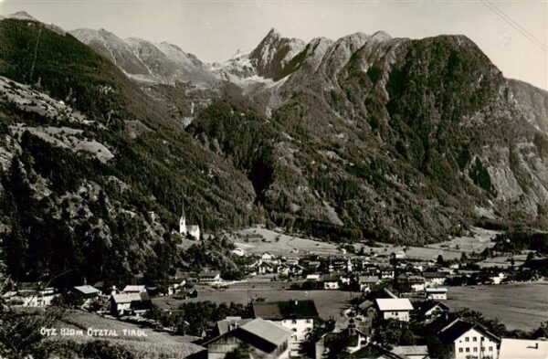 oetz Tirol im oetztal Fliegeraufnahme