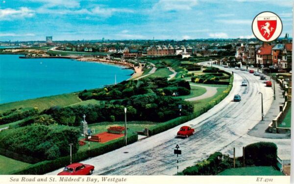 Westgate -on-Sea Thanet Kent UK Sea Road and St Mildreds Bay