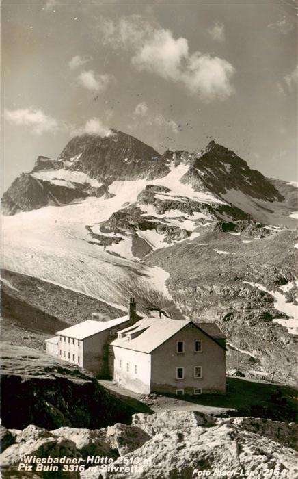 Wiesbadener Huette 3316m Wiesbadnerhuette Montafon AT Alpengasthof Zeint Piz Bui