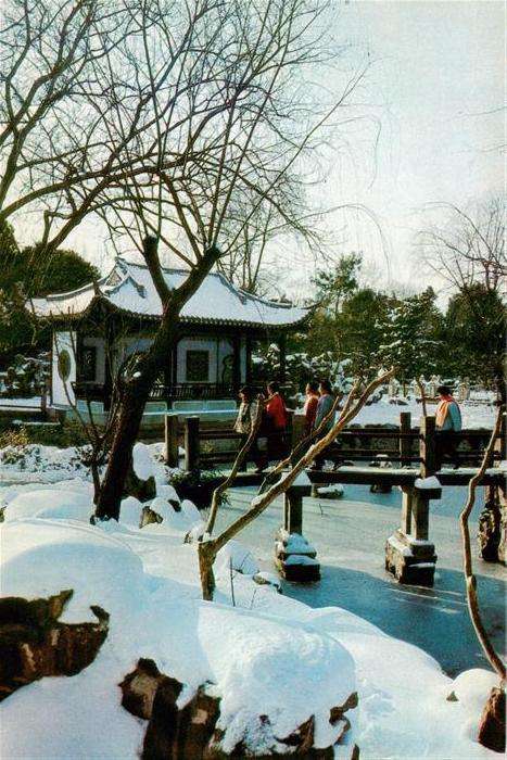 Nanxiang Shanghai China Snow in the Gu Yi Garden