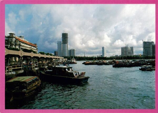 Singapore Tongkangs ferries and pleasure boats