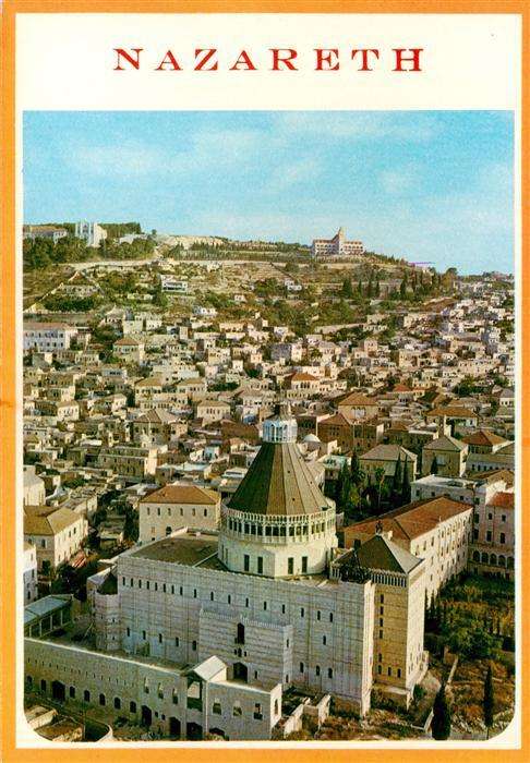 Nazareth  Israel Fliegeraufnahme
