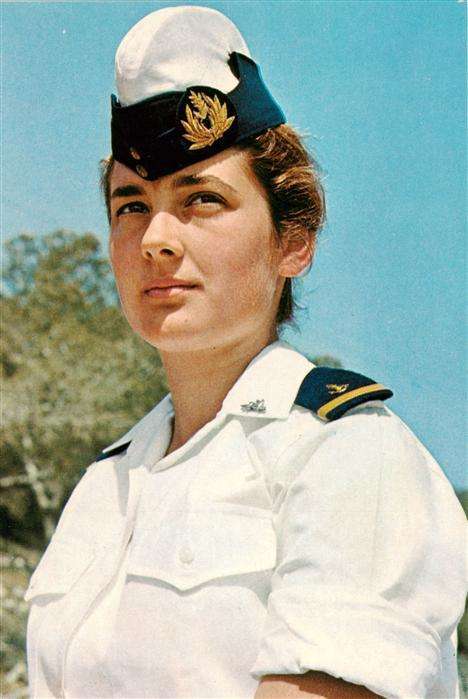 Israel A Woman Officer of the Israel Navy