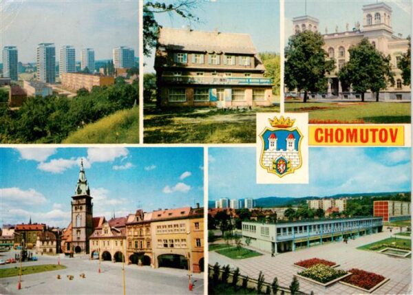 Chomutov Komotau CZ Orts und Teilansichten