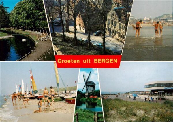 Bergen  Nordholland NL Tierpark Strandpartien Muehle Hotel