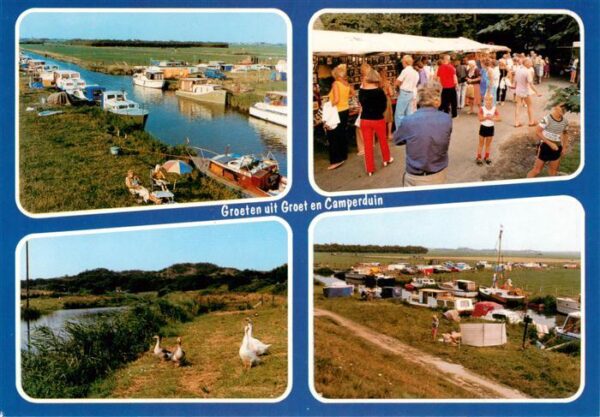 Groet Schoorl NL en Camperduin Bootsliegeplatz Camping Panorama