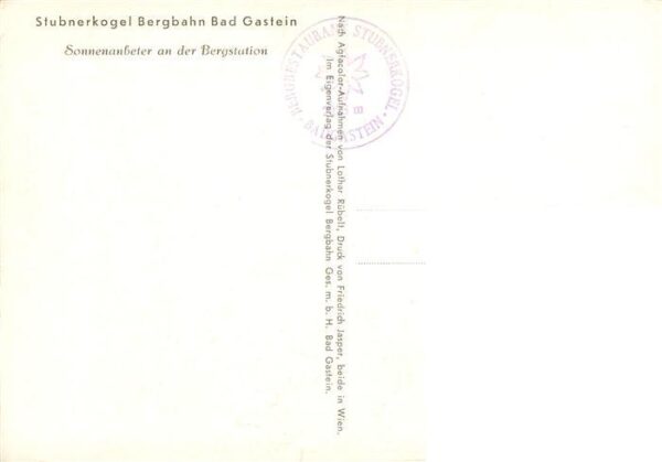 Bad Gastein AT Stubnerkogel Bergbahn Sonnenterrasse Bergstation – Bild 2