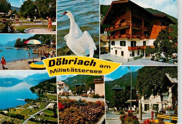 Doebriach Millstaettersee Minigolf Strandpartien Gasthof zur Post Fliegeraufnahm