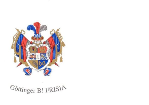 Goettingen  Niedersachsen Wappen der Burschenschaft Frisia