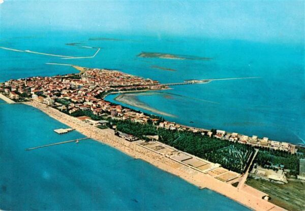 Grado Gorizia IT Die Sonneninsel Fliegeraufnahme