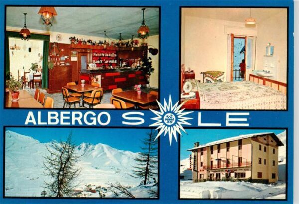 Passo del Tonale IT Albergo Sole Gaststube Zimmer Panorama