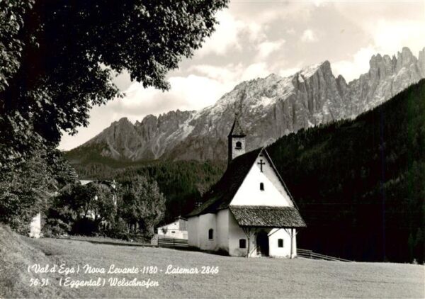 Welschnofen Suedtirol IT Nova Levante Latemar Kapelle