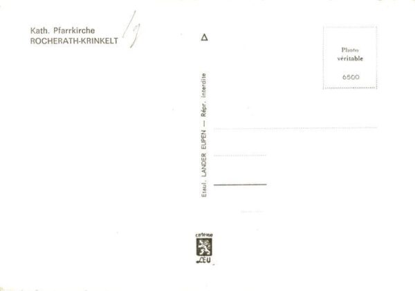 Rocherath Belgie Kath Pfarrkirche – Bild 2
