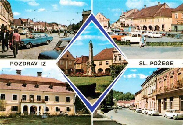Pozega Croatia Teilansichten Denkmal
