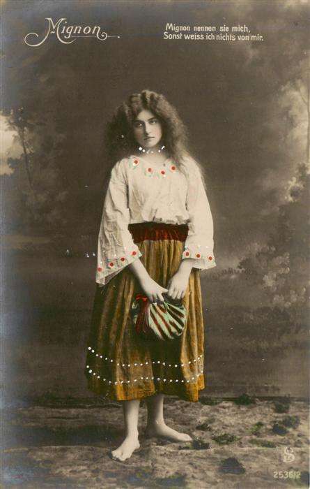 Mignon Maedchen Goethe Foto SLJFF Nr. 2536/2