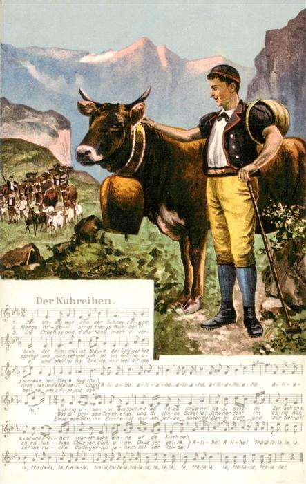 Verlag Kuenzli Zuerich Nr. Nr.4570 Der Kuhreihen