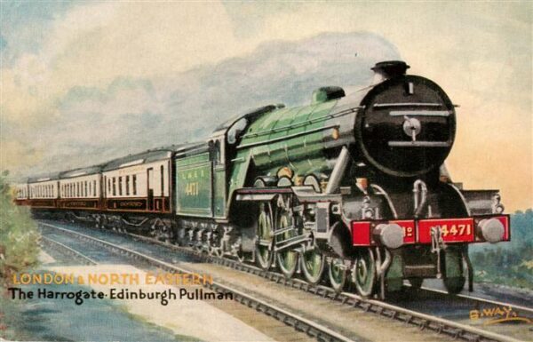 Verlag Tucks Oilette Serie Nr. Nr. 3570 London North Eastern