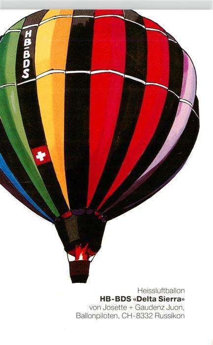 Heissluftballon HB-BDS Delta Sierra