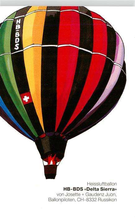 Heissluftballon HB.BDS Delta Sierra