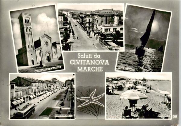Civitanova Marche IT Santuario di S Marone Viale Matteotti Vele sul Mare Corso U
