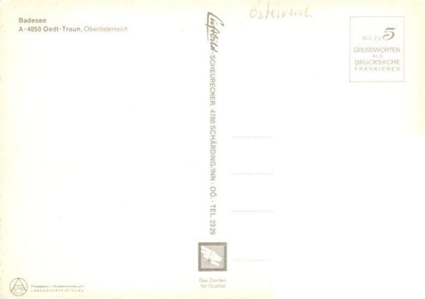 Oedt-Traun Oberoesterreich AT Badesee Fliegeraufnahme – Bild 2