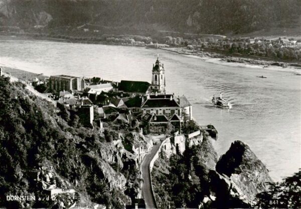 Duernstein Wachau AT Fliegeraufnahme