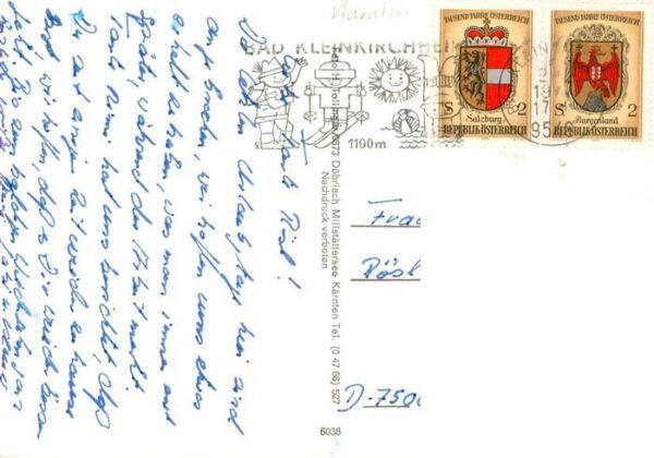 Bad Kleinkirchheim Kaernten AT Strassenpartie Hallenbad Panorama – Bild 2