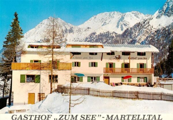 Martelltal Bolzano IT Gasthof zum See