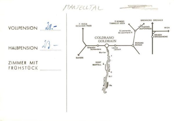 Martelltal Bolzano IT Gasthof zum See Gastraum Kapelle Seepartie – Bild 2