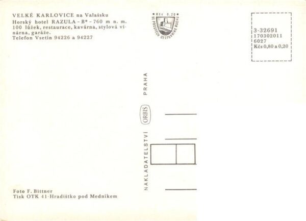 Velke Karlovice CZ Horsky hotel Razula – Bild 2