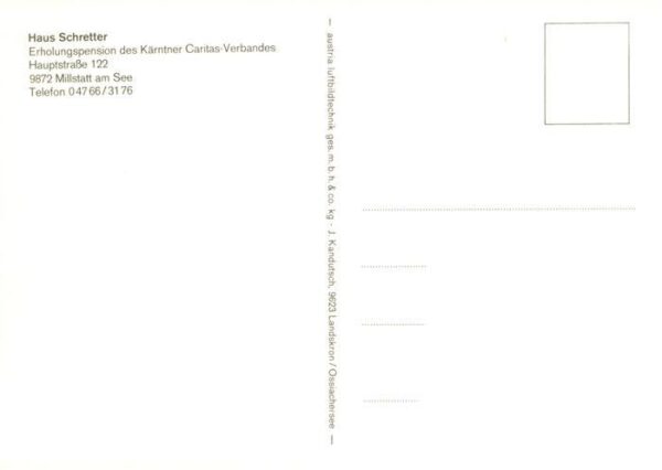 Millstatt Millstaettersee Kaernten AT Haus Schretter Aufenthaltsraum Fliegeraufn – Bild 2