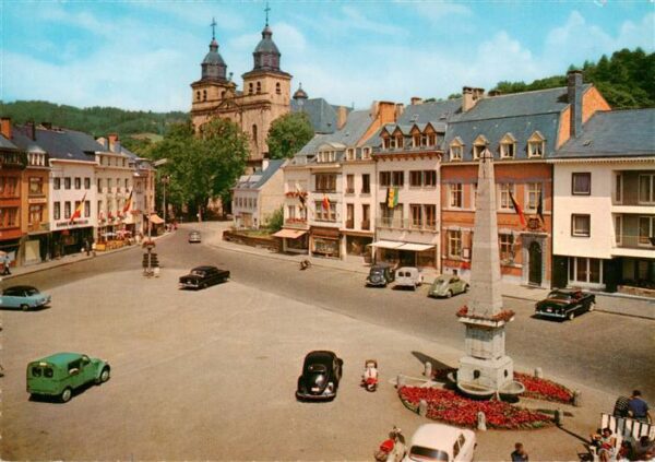 Malmedy Wallonie Place Albert I Monument Eglise