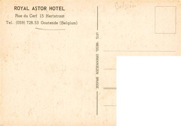 Oostende Ostende West-Vlaanderen Belgie Royal Astor Hotel – Bild 2