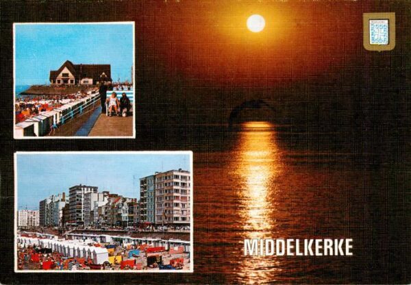 Middelkerke Belgie Strand Restaurant Hotels Sonnenuntergang